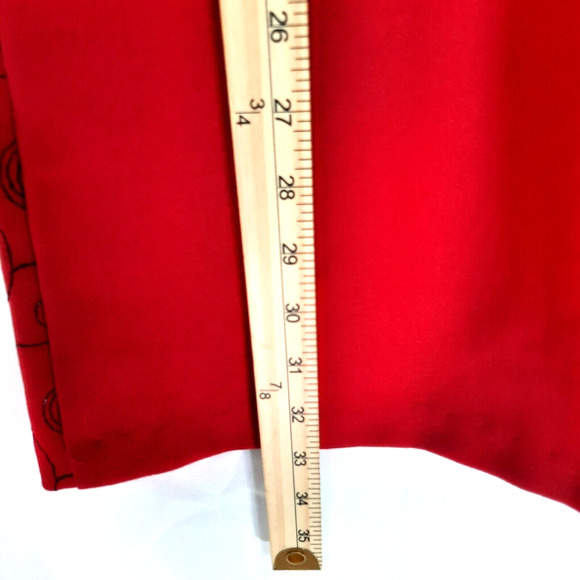 Vintage Y2K XOXO Glitter Embellished Mini Dress Size 7 Shimmer Red Black Goth - Picture 14 of 15